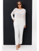 Брючный костюм артикул: 5138 белый от Фантазия Мод - вид 8