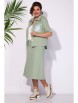 Юбочный костюм артикул: М1296 фисташка от Лилиана - вид 4