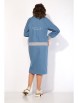 Юбочный костюм артикул: М1408н джинс от Лилиана - вид 2