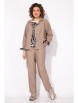 Брючный костюм артикул: М1424 капучино от Лилиана - вид 1