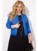 Плательный костюм артикул: М1421к василек+черный от Лилиана - вид 2