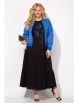 Плательный костюм артикул: М1421к василек+черный от Лилиана - вид 5