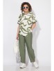 Брючный костюм артикул: М1438 оливка от Лилиана - вид 5