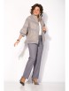 Брючный костюм артикул: М1462 БрПн серый меланж+серый от Лилиана - вид 6