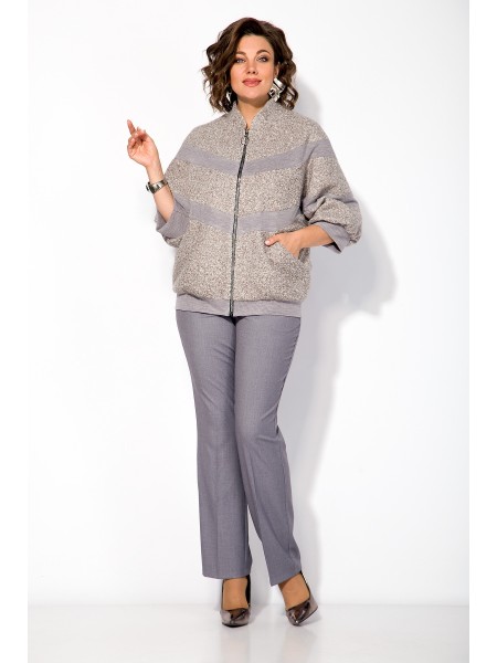 М1462 БрПн серый меланж+серый