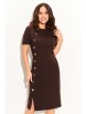 Нарядное платье артикул: 1534 шоколадный от Ива - вид 4