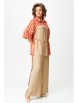Брючный костюм артикул: 1282 беж+терракот от Кокетка и К - вид 16
