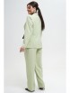 Брючный костюм артикул: 2280 салатовый от AlaniCollection - вид 2