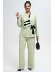 Брючный костюм артикул: 2280 салатовый от AlaniCollection - вид 5