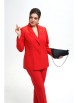 Брючный костюм артикул: 2295 красный от AlaniCollection - вид 5