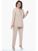 Брючный костюм артикул: 2295 бежевый от AlaniCollection - вид 1