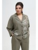 Брючный костюм артикул: 2287 хаки от AlaniCollection - вид 4