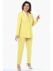 Брючный костюм артикул: 2295 желтый от AlaniCollection - вид 1