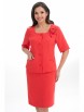 Юбочный костюм артикул: 2342 коралл от AlaniCollection - вид 4