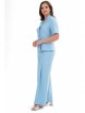 Брючный костюм артикул: 2334 голубой от AlaniCollection - вид 7