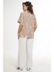 Брючный костюм артикул: 2337 бежевый+молоко от AlaniCollection - вид 6