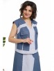 Юбочный костюм артикул: 2322 джинс от AlaniCollection - вид 7