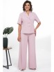 Брючный костюм артикул: 2334 розовый от AlaniCollection - вид 1