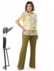 Брючный костюм артикул: 2371 горчица от AlaniCollection - вид 5