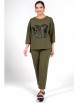 Брючный костюм артикул: 2330 олива с принтом от AlaniCollection - вид 5