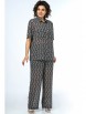Брючный костюм артикул: 2325 принт веточки от AlaniCollection - вид 1