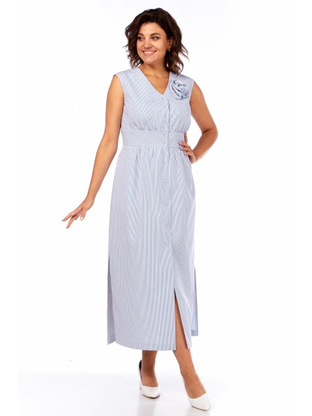 2379 белая полоска на светло-голубом