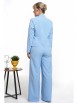 Брючный костюм артикул: 2042 голубой от AlaniCollection - вид 2