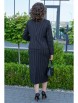 Юбочный костюм артикул: 2424 черный в полоску от AlaniCollection - вид 2
