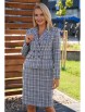 Юбочный костюм артикул: 2391 серая клетка от AlaniCollection - вид 4