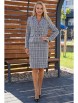 Юбочный костюм артикул: 2391 серая клетка от AlaniCollection - вид 5