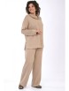 Брючный костюм артикул: 2446 бежевый от AlaniCollection - вид 11