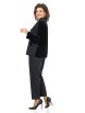 Брючный костюм артикул: 2466 черный от AlaniCollection - вид 8