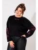 Кофта, джемпер артикул: 1432 черный от Anelli - вид 6