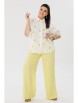 Брючный костюм артикул: 1465 мимоза+лимонад от Anelli - вид 4