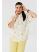 Брючный костюм артикул: 1465 мимоза+лимонад от Anelli - вид 1