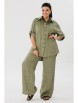 Брючный костюм артикул: 1477 зеленый чай от Anelli - вид 2