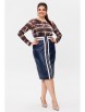 Юбка артикул: 1360 горечавково-синий от Anelli - вид 10