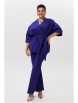 Брючный костюм артикул: 1597 пурпурно синий от Anelli - вид 1
