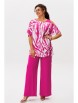 Брючный костюм артикул: 1537 ягодный раф от Anelli - вид 10