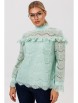 Блузка артикул: 1689 мятный нефрит от Anelli - вид 1