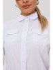 Блузка артикул: 1654 арктический белый от Anelli - вид 6