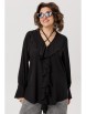 Блузка артикул: 1679 черная романтика от Anelli - вид 1