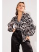 Блузка артикул: 1736 зебра беж от Anelli - вид 3