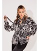 Блузка артикул: 1736 зебра беж от Anelli - вид 9