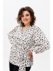 Блузка артикул: 1735 белый лео от Anelli - вид 8