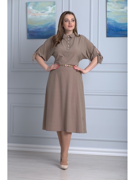 670 беж в горох