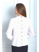 Блузка артикул: 532.1 горох беж+черный от Anelli - вид 3