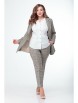 Брючный костюм артикул: 753 серая клетка от Anelli - вид 3