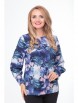 Блузка артикул: 730 синий от Anelli - вид 2