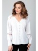 Блузка артикул: 827 белый от Anelli - вид 2